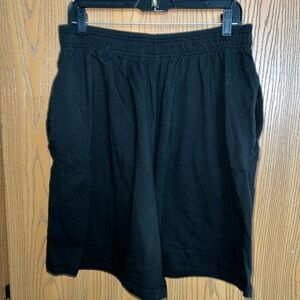 Black Casual Shorts